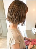 切りっぱなしボブ
