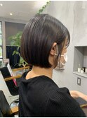 frope ぱっつんボブ。ミニボブ。