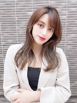 アイティーバイアルバム 八王子店(IT by ALBUM) 大人くびれレイヤー_ショコラベージュボブルフ_28903