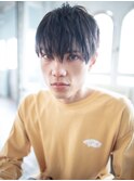 ツーブロックショートのこなれ感ラウンドマッシュstyle
