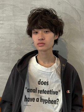 ヒュージ 三軒茶屋(huge) アップバング/束感ショート/ツーブロックマッシュ/コンマヘア