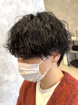 アビー(ABEY) 波巻きスパイラルmixパーママッシュウルフ