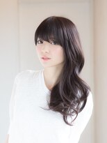 旭市美容室パザパ ≪旭市美容室パザパ≫大人かわいい黒髪フェミニンロング