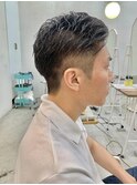 夏スタイルかき上げツーブロック