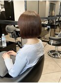 縮毛矯正ボブ 20代30代40代ヘア 小顔 大阪ボブ 梅田