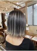 あやか流！外ハネボブ×シルバーバレイヤージュ