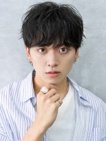 クロムトウキョウ ザ バーバー ネオン 新宿店(CHROM TOKYO the Barber ne/on)&nbsp;爽やか2ブロックショートマッシュウルフ"ゆるめツイスパ"