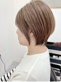 大人可愛い20代30代40代丸みとくびれショートボブ◎