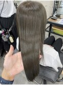 オリーブベージュ×髪質改善UPTOGLOSS