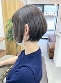 白髪染め/髪質改善/中野/ボブショート ビフォアー＆アフター