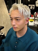 ビンゴ(BINGO)&nbsp;1429韓国ニュアンスカラーウルフホワイトアッシュアップバング