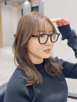 ラフ トウキョウ 薬院店(RAF TOKYO)&nbsp;カーキベージュ/大人かわいい/フェザーバング/大人巻き［薬院］