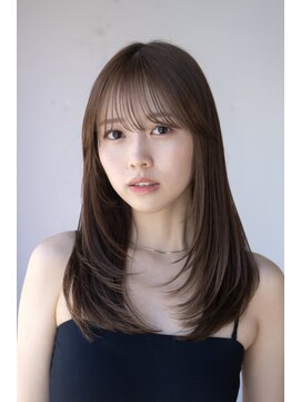 エインアンリー 明治神宮前(AIN.ANLY.) レイヤーカット/顔まわりレイヤー/顔まわりカット/前髪カット