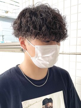 エリマバイフィフス 調布(elima by fifth) スパイラルパーマ強めスパイラルプードルパーマ刈り上げマッシュ