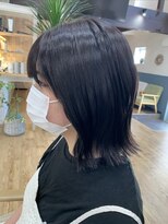 スカイ(SKY)&nbsp;切りっぱなしボブ/透明感カラー