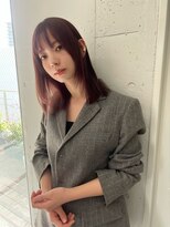 シーク 天神(SEEK)&nbsp;チェリーレッド/レイヤーカット/ピンクブラウンカラー/緒方芽久