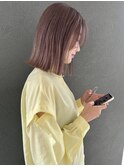 【nobuyo】 lavender beige × bob
