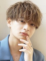 オーシャントーキョー サニー 原宿(OCEAN TOKYO Sunny)&nbsp;束感ツーブロックゆるふわパーマメンズマッシュ