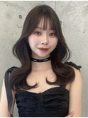 ☆韓国くびれヘア お顔まわりカット ぱっつん前髪☆