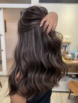 エトラ 渋谷店(etora)&nbsp;小顔へア アッシュカラーグレージュハイライトカラー◎