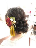 卒業ヘアセット