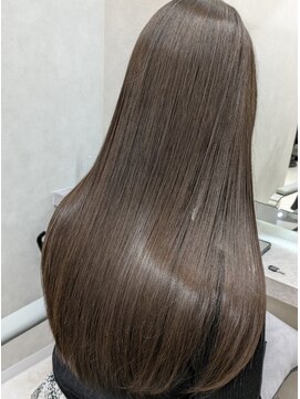 ロウ 札幌(ROW) ブラウン/髪質改善トリートメント/透明感カラー