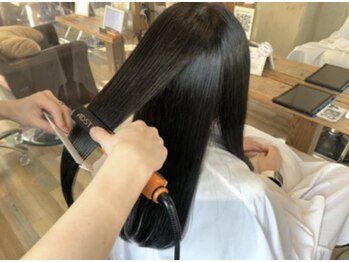 ニスル センター南店(NISURU）の写真/《似合わせ実績30万人》本当に“傷まない縮毛矯正”で髪質改善♪健康でツヤと潤いあるストレートに♪