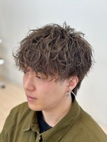 イースト(YEAST)&nbsp;メンズヘア×パーマ/波巻きツイストスパイラル