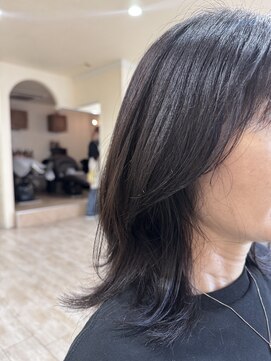 ラボヌールヘアーノーブル 新越谷店(La Bonheur hair noble) ミディアムレイヤー/極上髪質改善【美髪】【イメチェン】