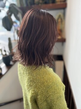 サーティーン(THIRTEEN) ミディアム《HUEMirai》シアーピンク♪くすみピンク 20代