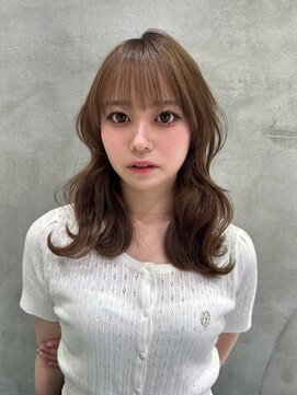 ロンドネートゥル 新潟(Lond naitre) 新潟／万代　ミニウルフ／波巻き/ ベージュカラー