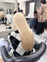 ホーミーキョウト(Homey Kyoto)&nbsp;ハイトーン×艶ブロンドベージュ◎動きあるレイヤー