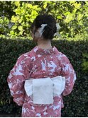 浴衣着付け・ヘアメイク