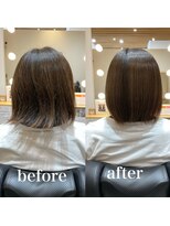 ツヤと髪 クリム(crim)&nbsp;髪質改善ヘアエステ　ボブ　白髪染め　30代、４０代、２０代