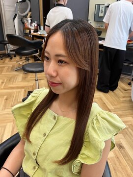 アルター(aL ter) センターパート［暗めカラー/グランマッシュ］長野歌穂