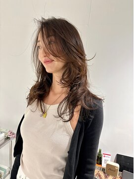 ロヌ(RONU) レイヤーカット・ナチュラルグラデーションカラー