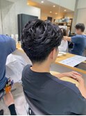メンズ毛流れパーマ