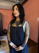 nimes栄 パーマ/レイヤーカット/ボブ 【ニーム】【12月2日NEW OPEN(予定)】 yosuke ロング顔まわりレイヤーとスパイラルパーマ