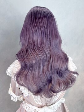 シオン(shion) ロングハイトーンダブルカラー顔周りレイヤー_ba569412