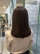 ガリカ 大名(Gallica) 伸ばしかけにも◎ロングボブ x グレージュ