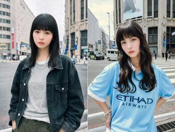 ヘアーアンジェ 南矢野目店(Hair ange)の写真/目立つ白髪をムラなく染め、パサつきを抑えたカラーで白髪染めの手間を軽減【カット+フルカラー¥8000】