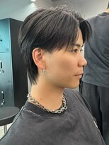 エルマーク 和歌山(L-MARK)&nbsp;センターパート/フェザーパーマ/カルマパーマ/メンズ/眉毛