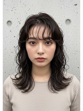 ライフイズ 磐田本店(Life is...) #磐田 ミディアムレイヤーパーマ