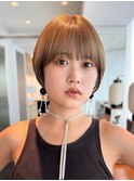 コンパクトショートカット丸みショートくびれショートボブ表参道