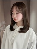 ワンカールレイヤー/白髪ぼかし/酸性ストレート/恵比寿