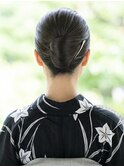【大人女性】浴衣に映える上品ツヤ髪アップヘア