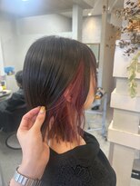ヘアーガーデン アストレア(HAIR GARDEN ASTRAEA)&nbsp;インナーカラー/ボブヘアー/糟屋郡/須恵町/20代