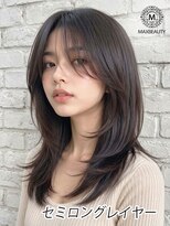 マックスビューティーギンザ(MAXBEAUTY GINZA)　&nbsp;セミロングレイヤー☆銀座