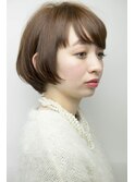 【keep hair design.】美シルエットシンプルショートボブ☆