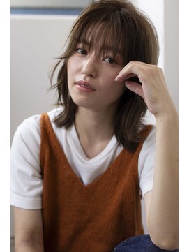 アコロン(acoron) 小顔カット＿マニッシュ ＿フレンチボブ ＿美髪＿ネイビーカラー